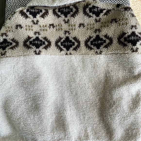 Women's Sherpa Jacket with Leopard Print - Picture 2 of 2